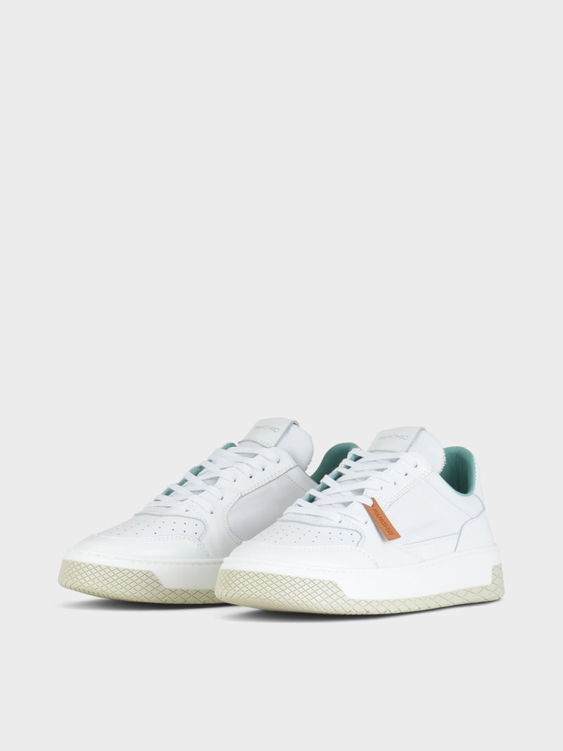 Panchic SNEAKER LOW P02 UOMO IN PELLE BIANCO
