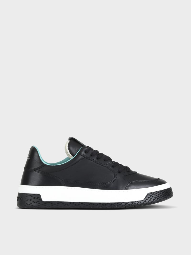 Panchic SNEAKER LOW P02 UOMO IN PELLE NERO