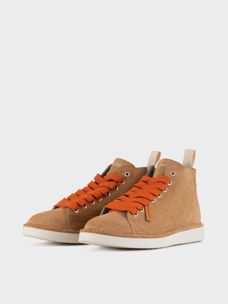 Panchic POLACCHINO P01 UOMO IN SUEDE BISCOTTO-ARANCIO BRUCIATO