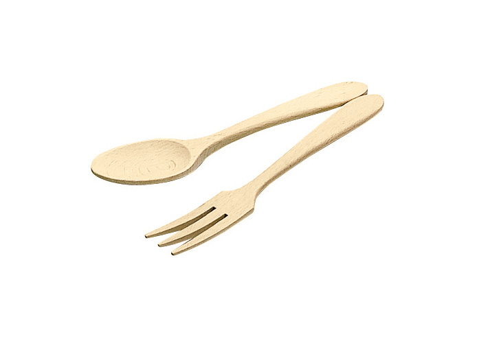 Panetta Casalinghi 10/10 - Coppia posate, cucchiaio + forchetta