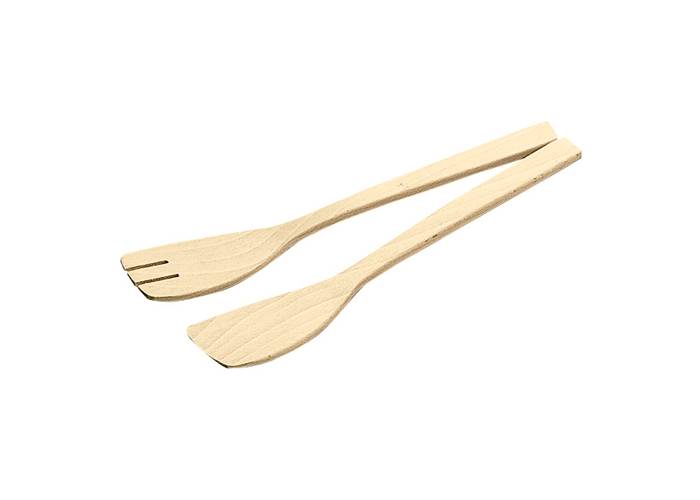 Panetta Casalinghi 10/9 - Posate per insalata in legno Panetta Casalinghi 10/9 - Posate per insalata in legno