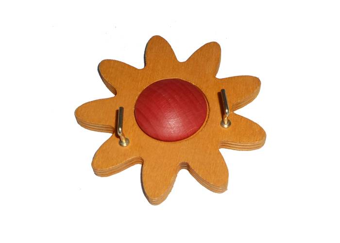 Panetta Casalinghi 179 - Attacchini margherita, 3 posti, colori assortiti