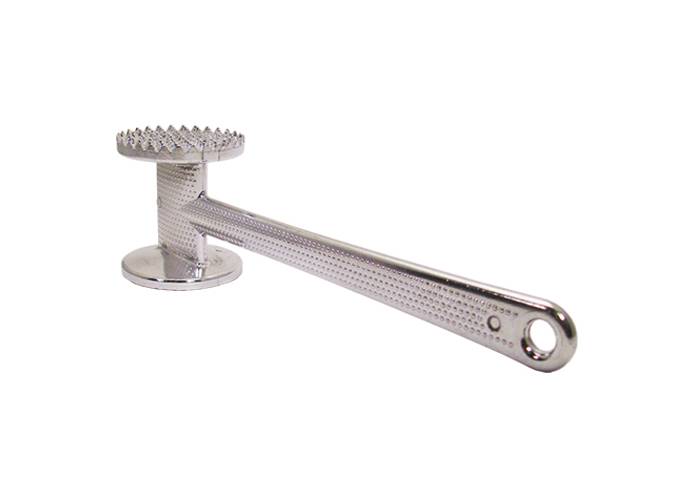 Panetta Casalinghi 206/1 - Mazzetta batticarne 2 facce tonda in alluminio