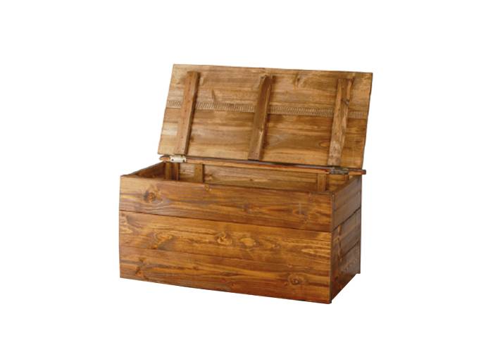 Panetta Casalinghi 296/1 - Cassapanca in legno cm. 80 x 40 x 40