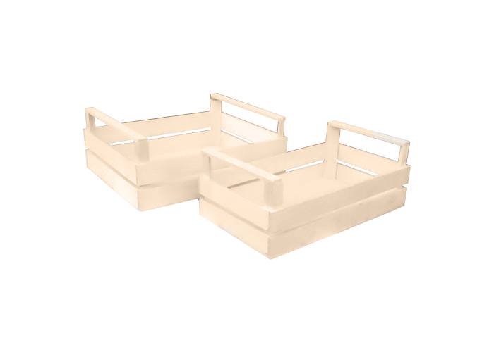 Panetta Casalinghi 52/9 - Cassetta con 2 listelli e maniglie