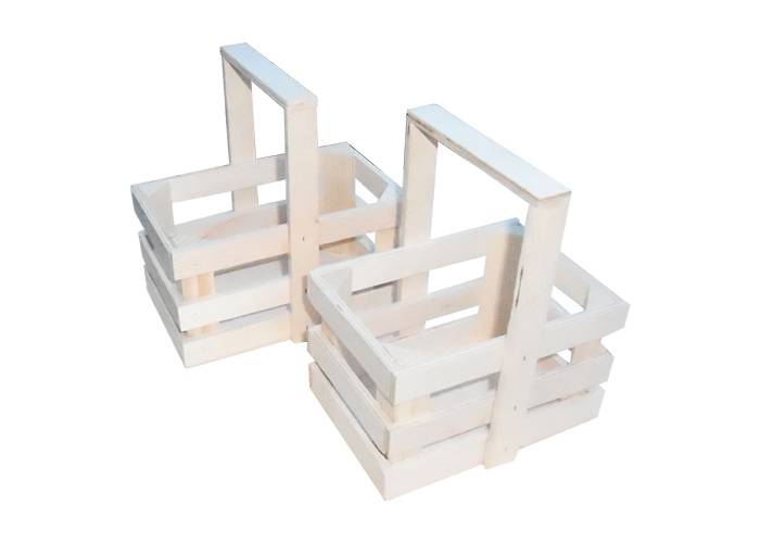 Panetta Casalinghi 53/7 - Cassettina a 3 listelli con manico