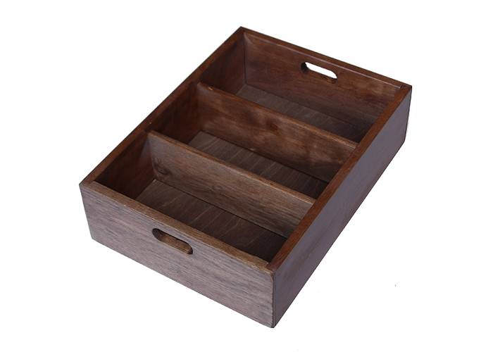 Panetta Casalinghi 64/5 - Portaposate 3 vani con maniglie