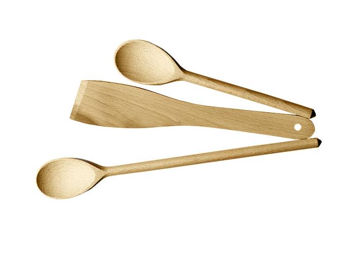 Panetta Casalinghi 8/1 - Busta tris due cucchiai e paletta per aderenza