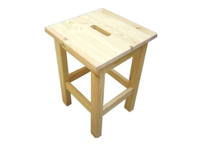 Panetta Casalinghi 298/3 - Sgabello in legno