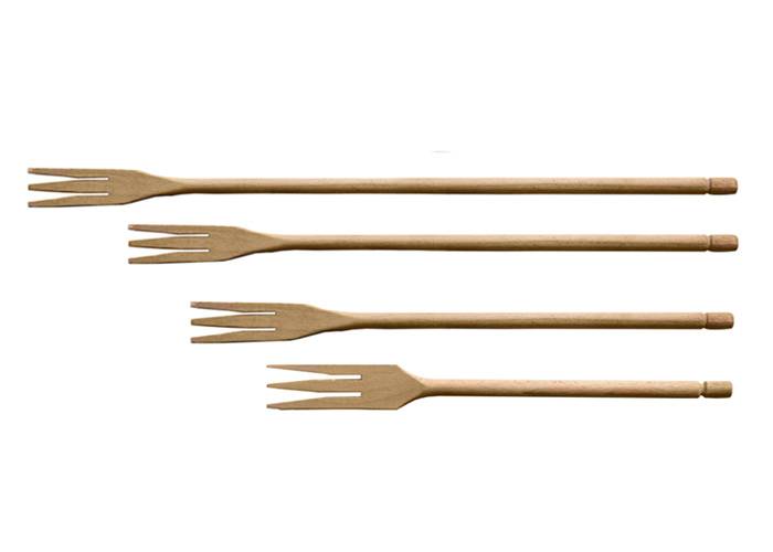 Panetta Casalinghi 3 - Forchette in legno tornite