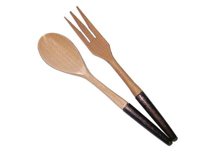 Panetta Casalinghi 4/4 - Coppia posate per insalata Panetta Casalinghi 4/4 - Coppia posate per insalata