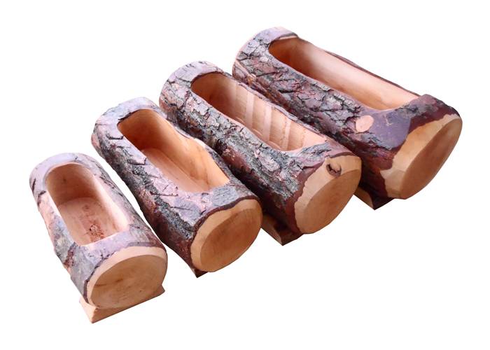 Panetta Casalinghi 40F - Portavaso corteccia