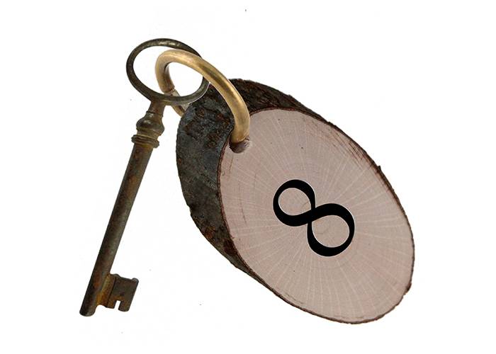 Panetta Casalinghi 40P - Portachiavi corteccia