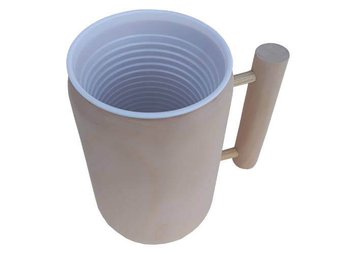 Panetta Casalinghi 42B - Portabicchiere con manico