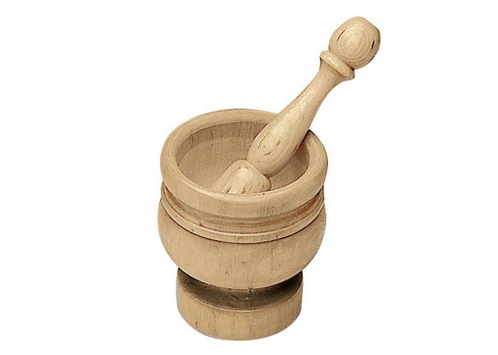 Panetta Casalinghi 83 - Mortaio in legno 14 x 13