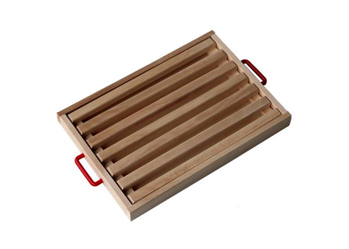 Panetta Casalinghi Tagliapane con maniglie rosse