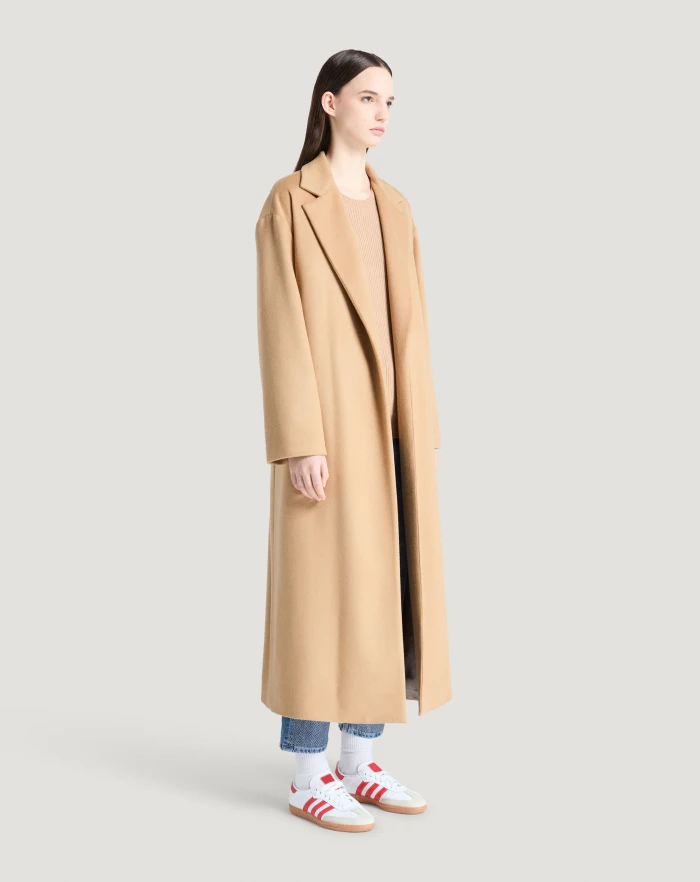 Pantaloni Torino Cappotto In Drap Di Lana E Cachemire