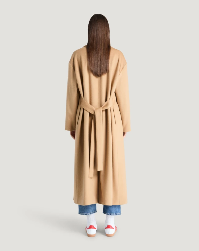 Pantaloni Torino Cappotto In Drap Di Lana E Cachemire