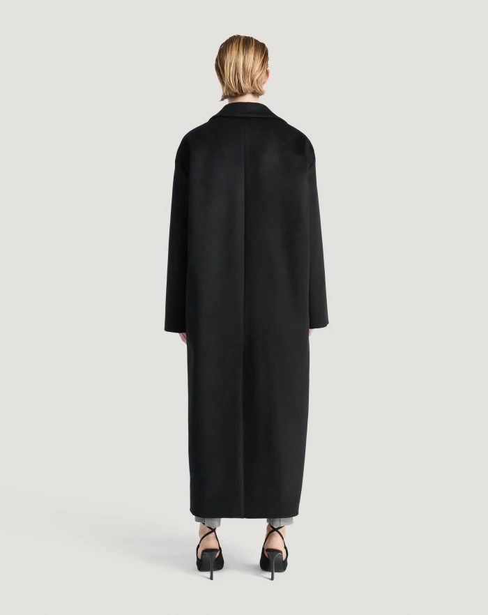 Pantaloni Torino Cappotto In Drap Di Lana E Cachemire