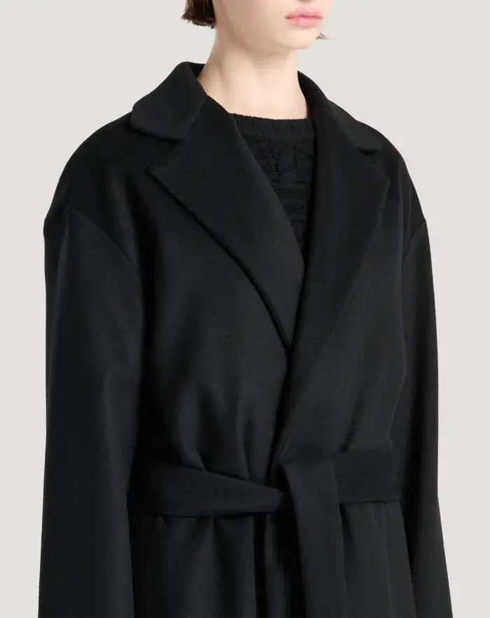 Pantaloni Torino Cappotto In Drap Di Lana E Cachemire