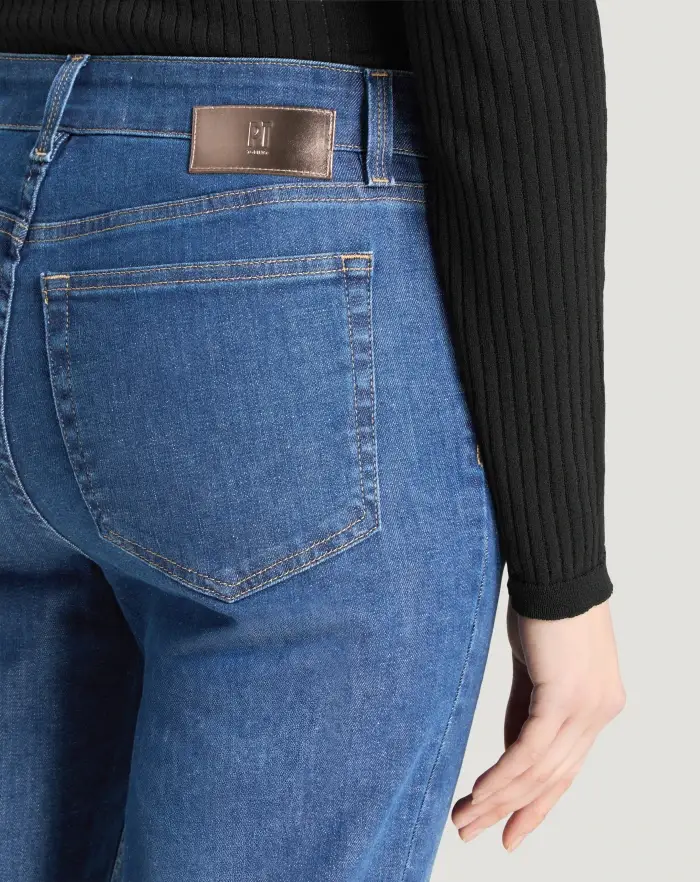 Pantaloni Torino Jeans Alanis In Stretch Indigo Batavia