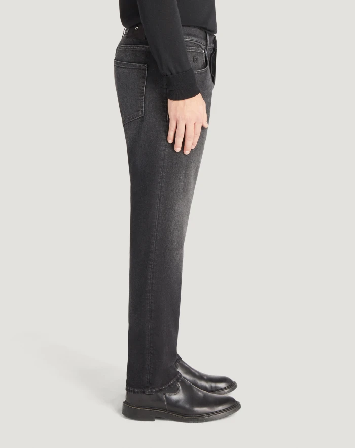 Pantaloni Torino Jeans Breakbeat In Black Denim Double