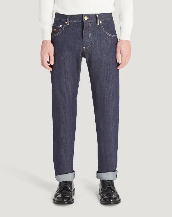 Pantaloni Torino Jeans Breakbeat in denim organico stretch