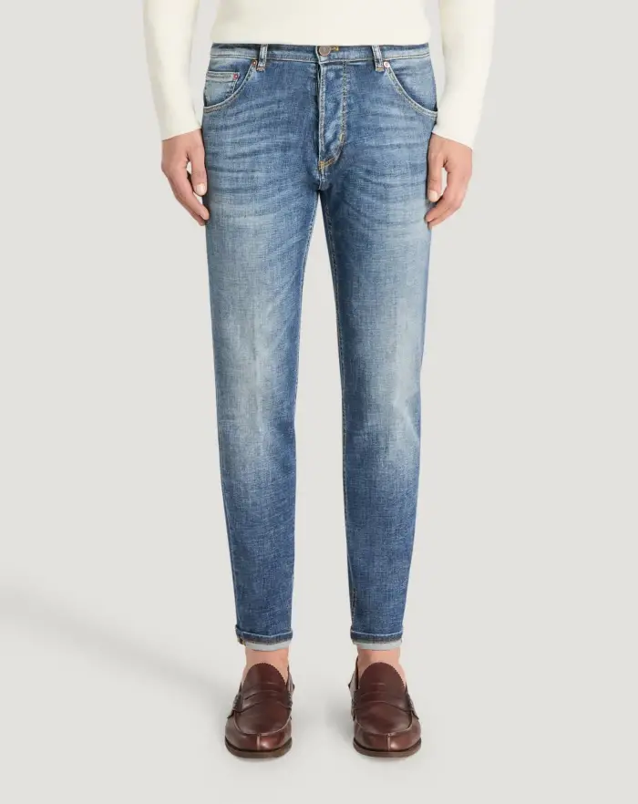 Pantaloni Torino Jeans Reggae in denim organico stretch