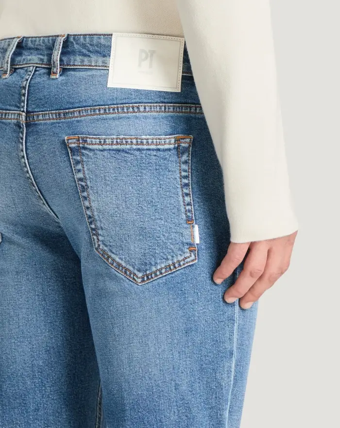 Pantaloni Torino Jeans Reggae In Denim Recycled Stretch