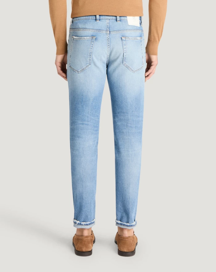Pantaloni Torino Jeans Reggae In Denim Stretch Indigo