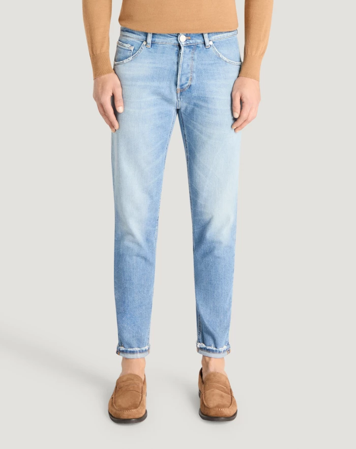Pantaloni Torino Jeans Reggae in denim stretch indigo