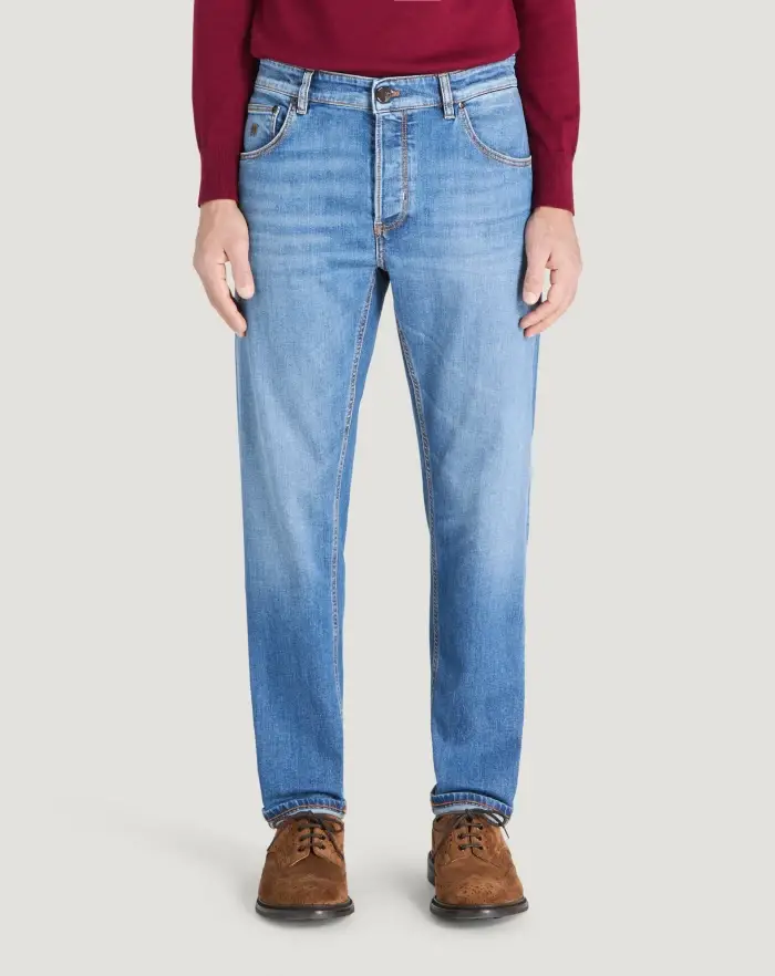 Pantaloni Torino Jeans Reggae in denim stretch superfine