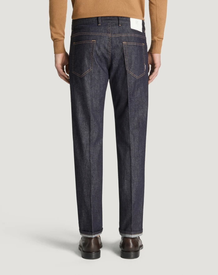 Pantaloni Torino Jeans Reggae In Stretch Indigo Batavia