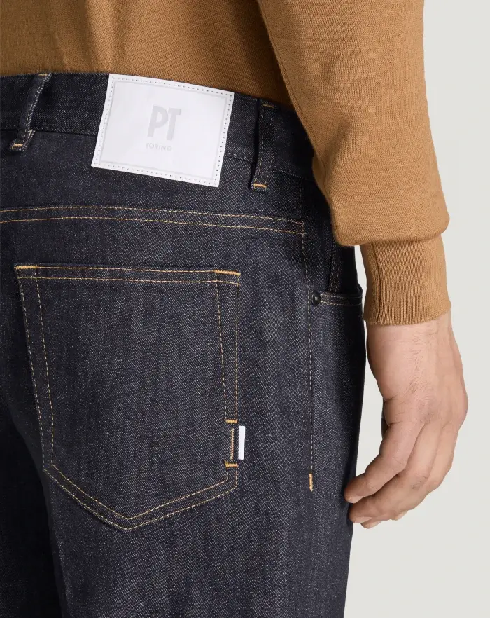 Pantaloni Torino Jeans Reggae In Stretch Indigo Batavia