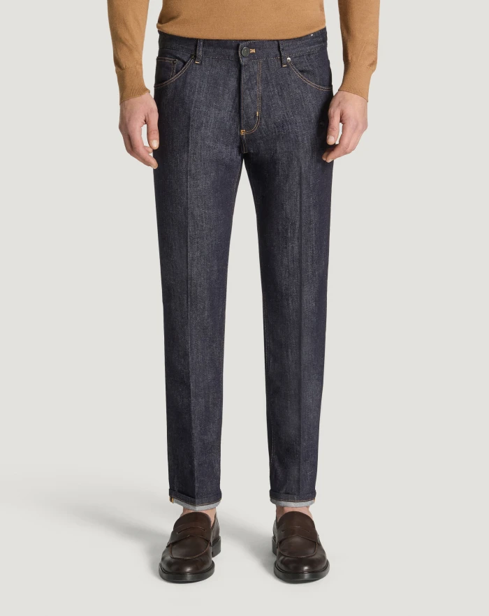 Pantaloni Torino Jeans Reggae in stretch indigo batavia