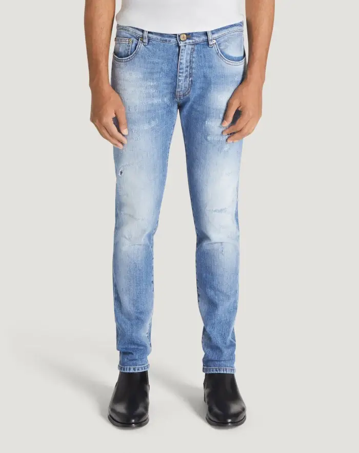 Pantaloni Torino Jeans Rock in denim organico stretch