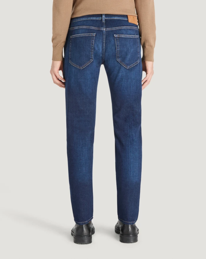 Pantaloni Torino Jeans Swing In Denim Di Cotone Stretch