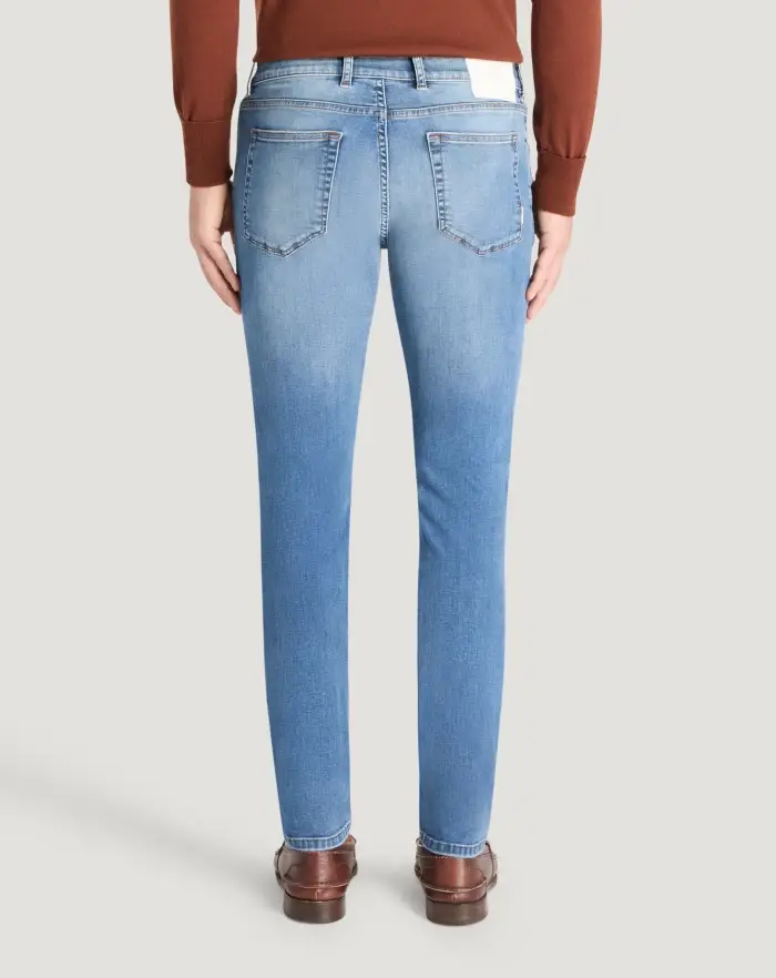 Pantaloni Torino Jeans Swing In Denim Stretch Indigo