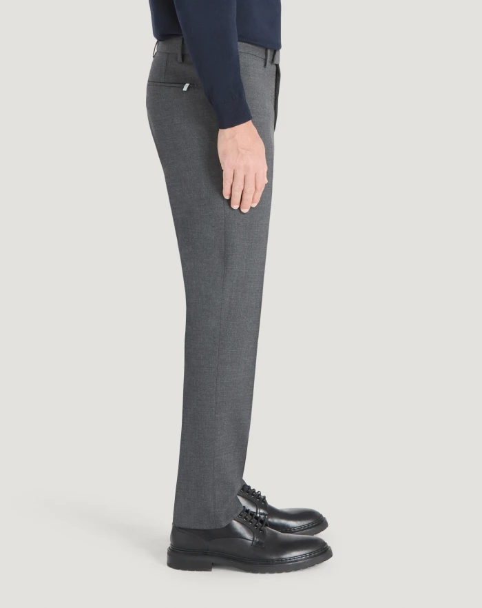 Pantaloni Torino Pantaloni Dieci In Batavia Di Lana