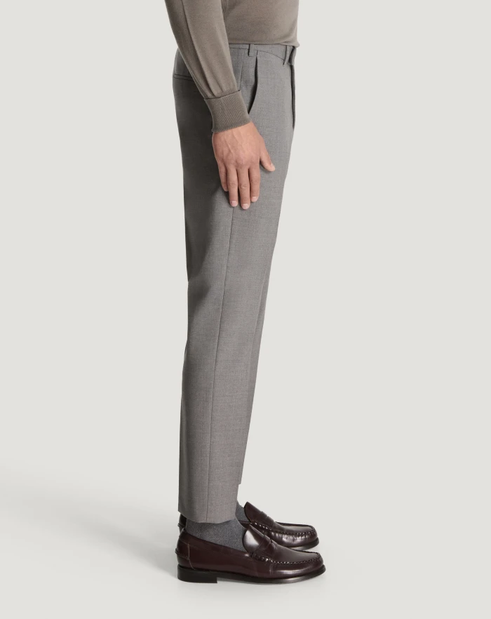 Pantaloni Torino Pantaloni Dieci In Batavia Di Lana