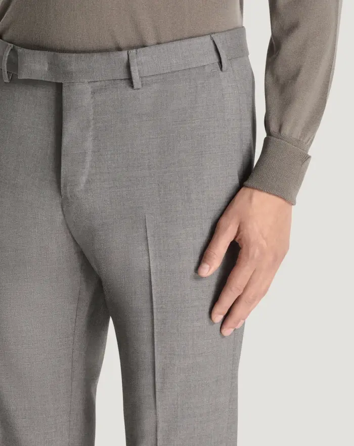 Pantaloni Torino Pantaloni Dieci In Batavia Di Lana