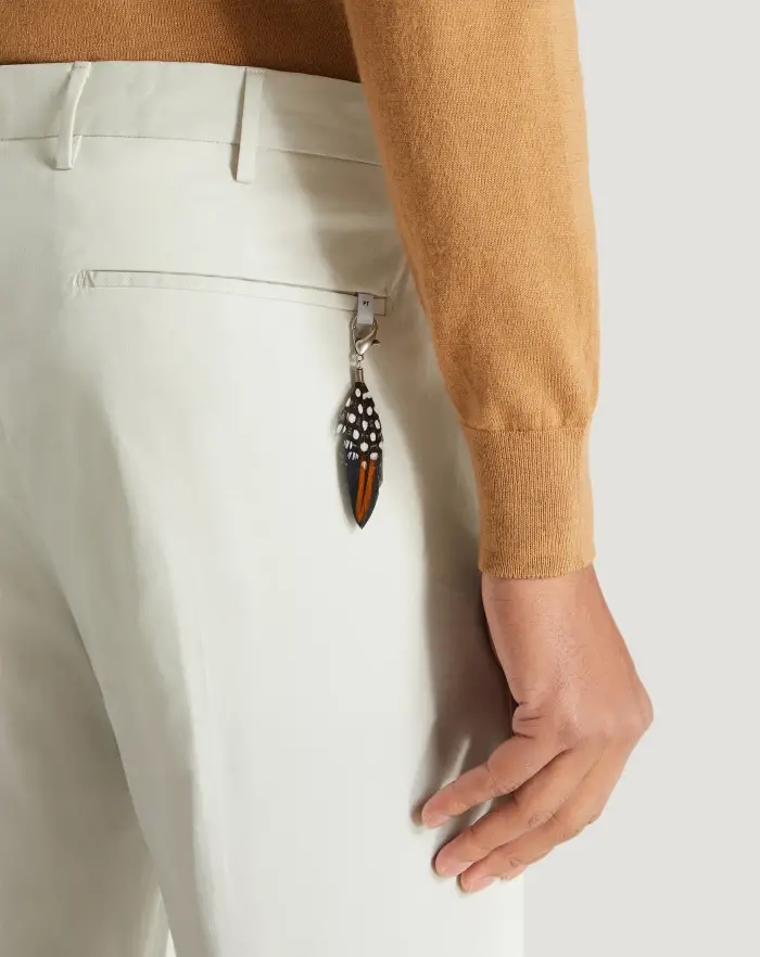 Pantaloni Torino Pantaloni Dieci In Gabardina Stretch