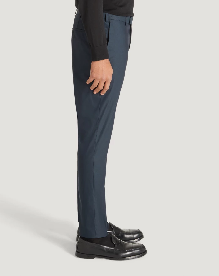 Pantaloni Torino Pantaloni Dieci In Gabardina Stretch