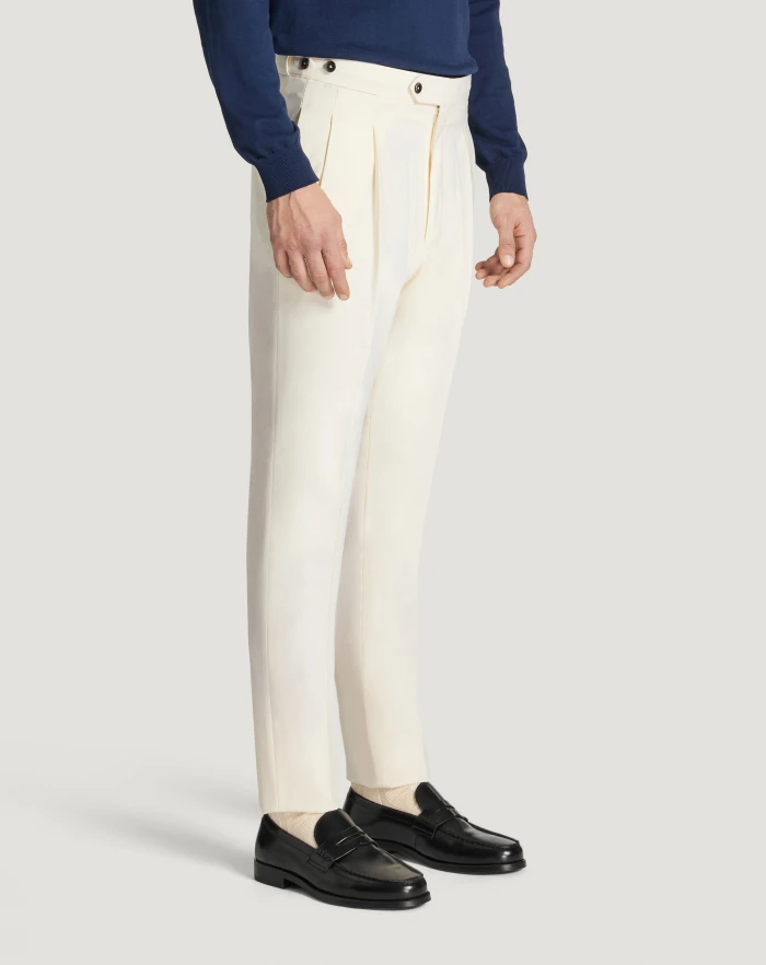 Pantaloni Torino Pantaloni Gentleman In Lana Tropical