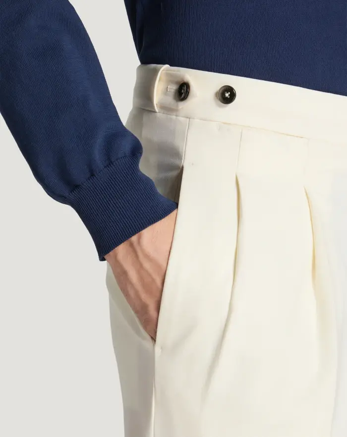 Pantaloni Torino Pantaloni Gentleman In Lana Tropical