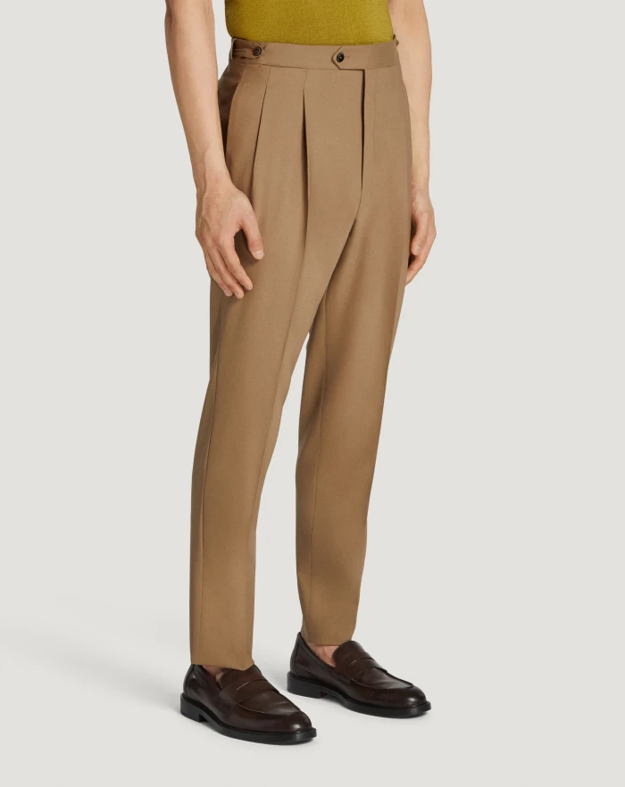 Pantaloni Torino Pantaloni Gentleman In Lana Tropical