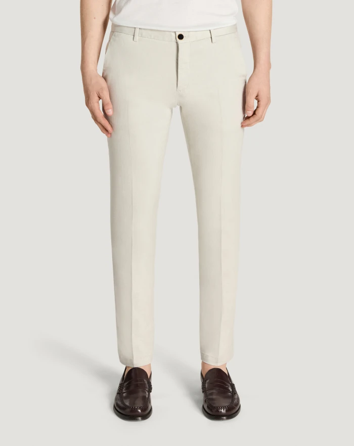 Pantaloni Torino Pantaloni House in silky denim stretch