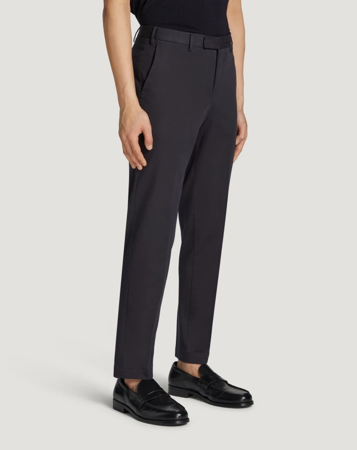 Pantaloni Torino Pantaloni Master In Cotone Stretch Délavé