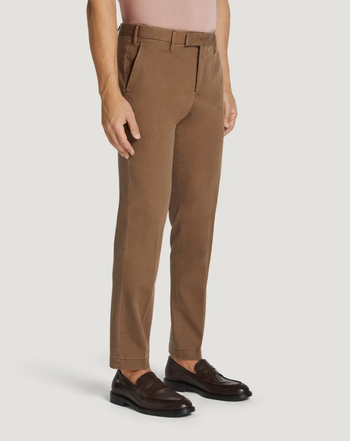 Pantaloni Torino Pantaloni Master In Cotone Stretch Délavé