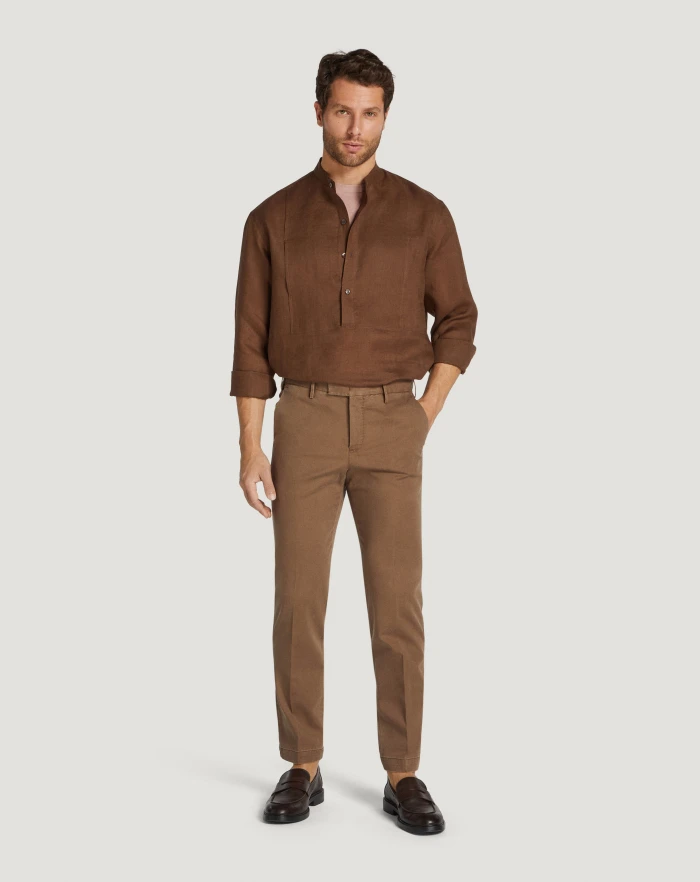 Pantaloni Torino Pantaloni Master In Cotone Stretch Délavé